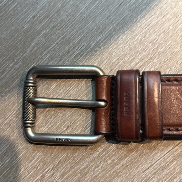 Prada Men’s Leather Belt - Picture 3 of 12